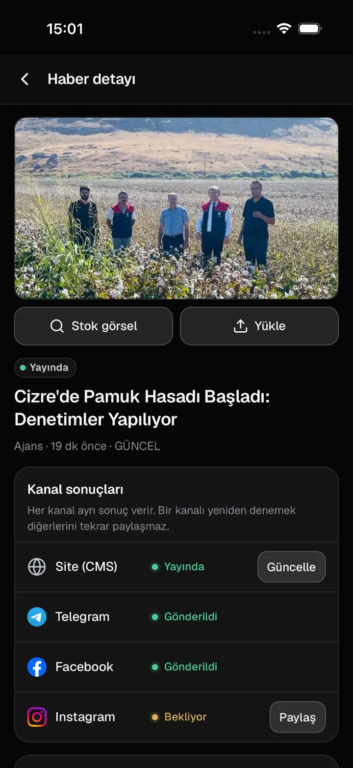 Haber detayı: fotoğraf ve kanallar